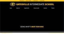 Desktop Screenshot of in.gatesvilleisd.org