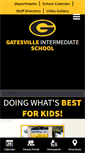 Mobile Screenshot of in.gatesvilleisd.org