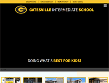 Tablet Screenshot of in.gatesvilleisd.org